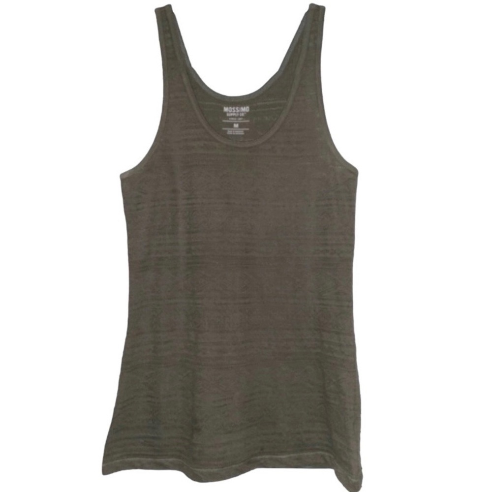 Mossimo Army Green Tank Top​​​​​​​​​​​​​​​​​​​​​​​​​​